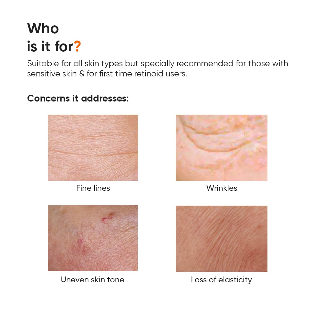 Minimalist 2% Retinoid Anti Ageing Night Cream for Wrinkles & Fine Lines | With Retinol Derivative For Sensitive Skin