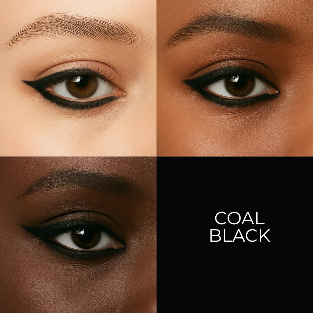 LoveChild Masaba Kajal Pencil Coal Black Matte - Smudge-proof & Waterproof, Long-lasting Deeply Pigmented Eyeliner for Women, Makeup Essential (0.36g)