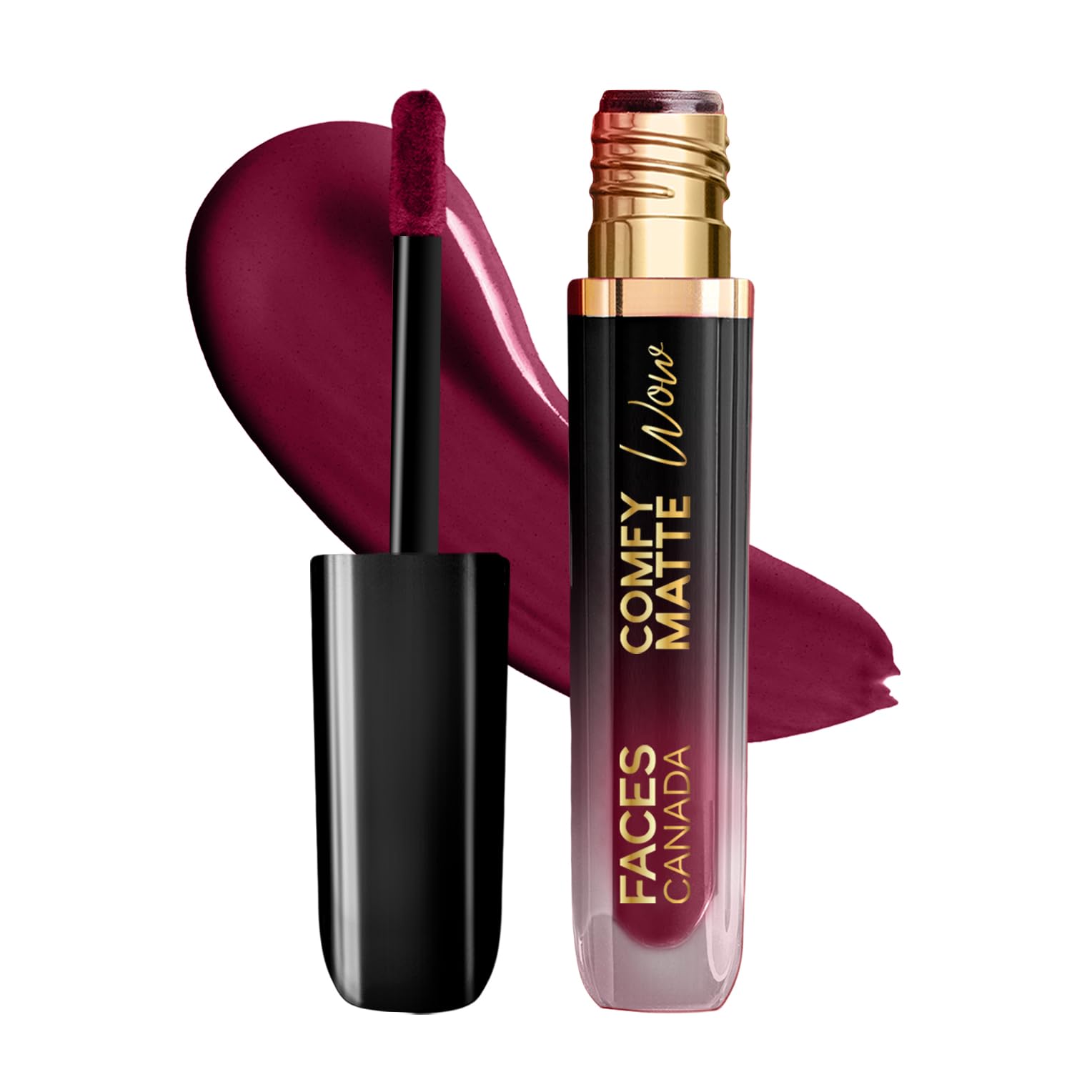 FACESCANADA Comfy Matte Wow Liquid Lipstick - Cocoa Crush 07, 3.8Ml | One Swipe Application | Highly Pigmented | Comfortable Wear | Glides Smoothly | Long Lasting | Transferproof