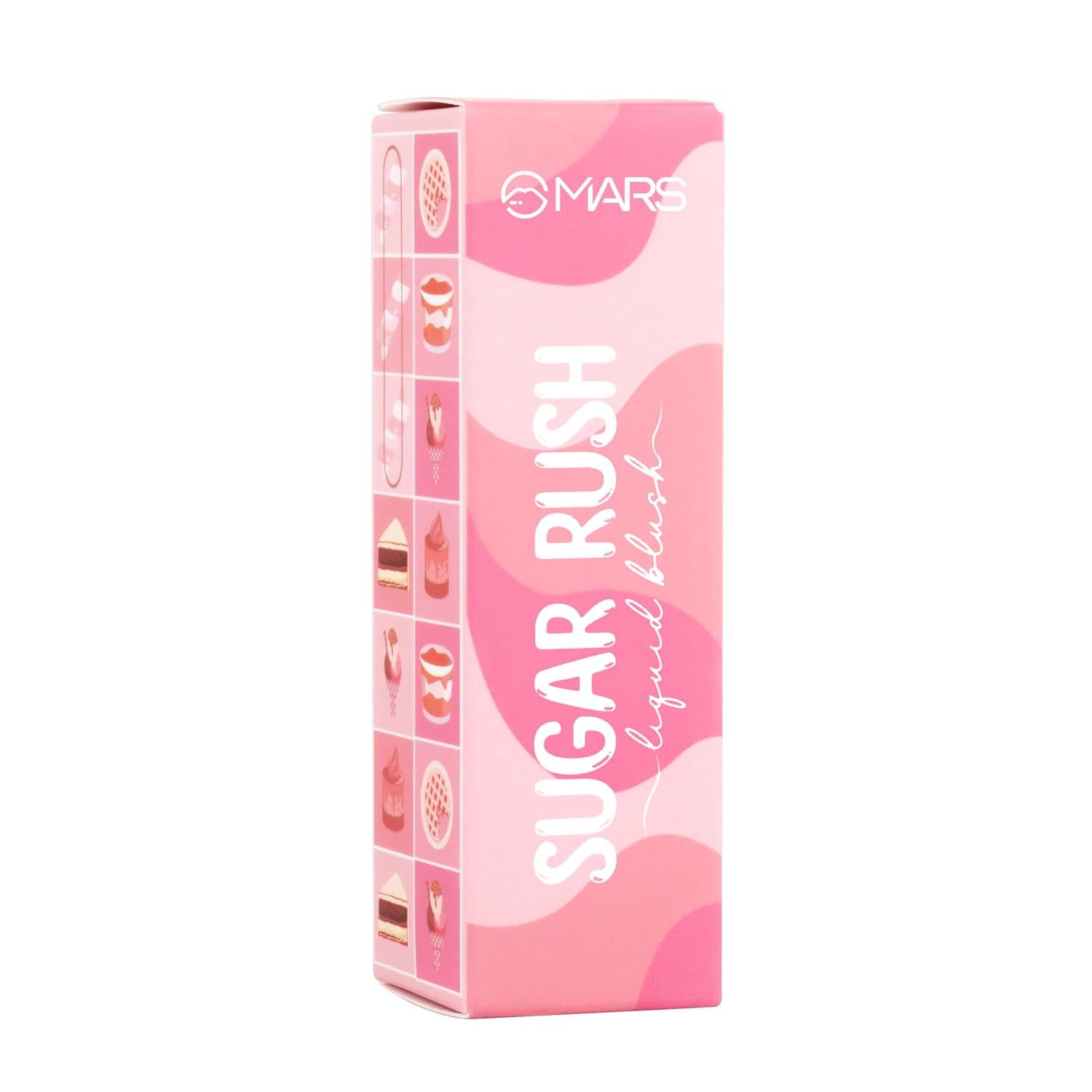 MARS Sugar Rush Liquid Blush (4.5ml) (01-MARSH MALLOW) | High-Pigmentation | Lightweight Formula | Dewy Matte Finish | Long-Lasting | Smooth Radiant Glow | Easy Doe-Foot Applicator