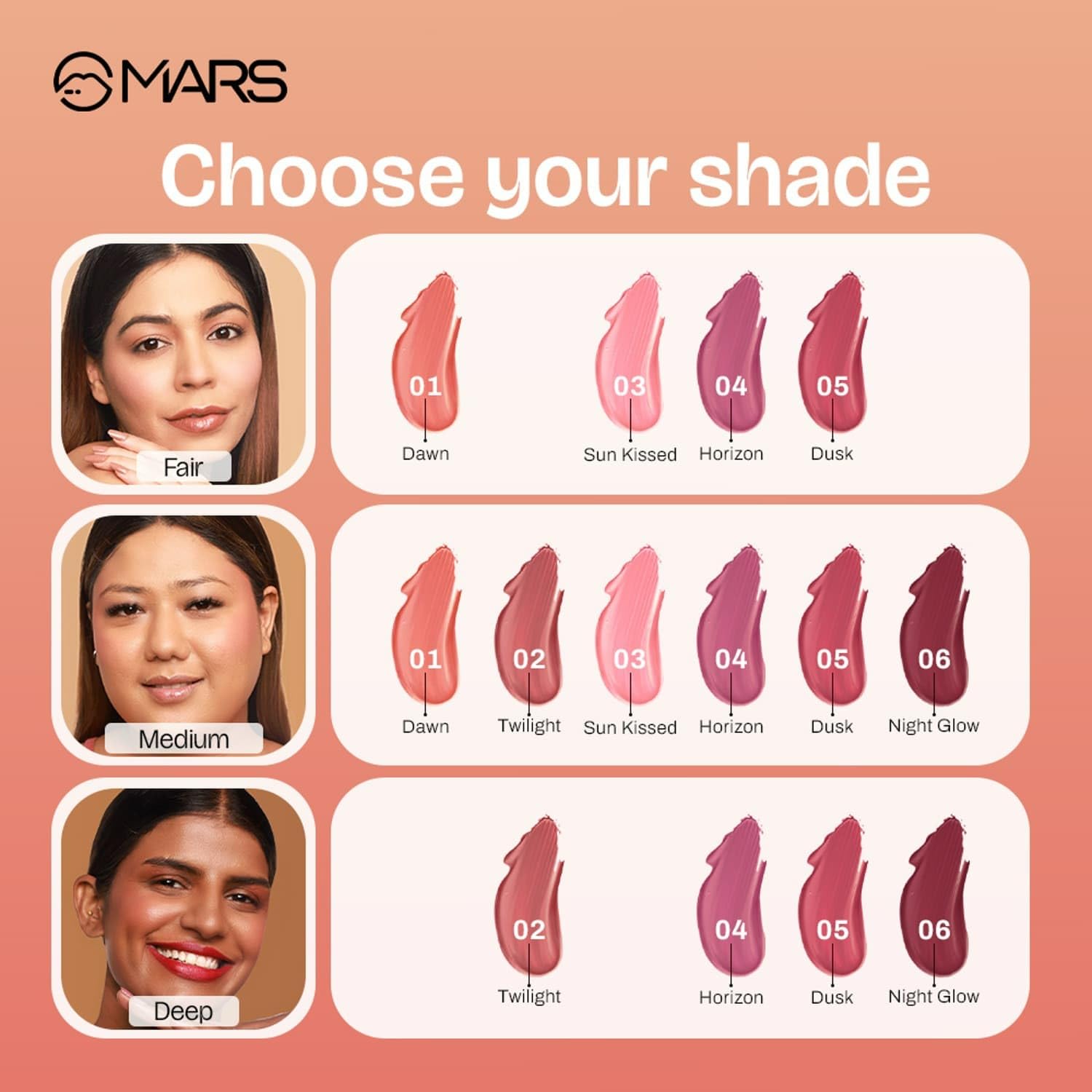 MARS Liquid Blush Hour | Dewy-Matte Finish | Highly Pigmented | Lightweight & Long-Lasting Formula | Effortless Application (12 ml) (05-DUSK)