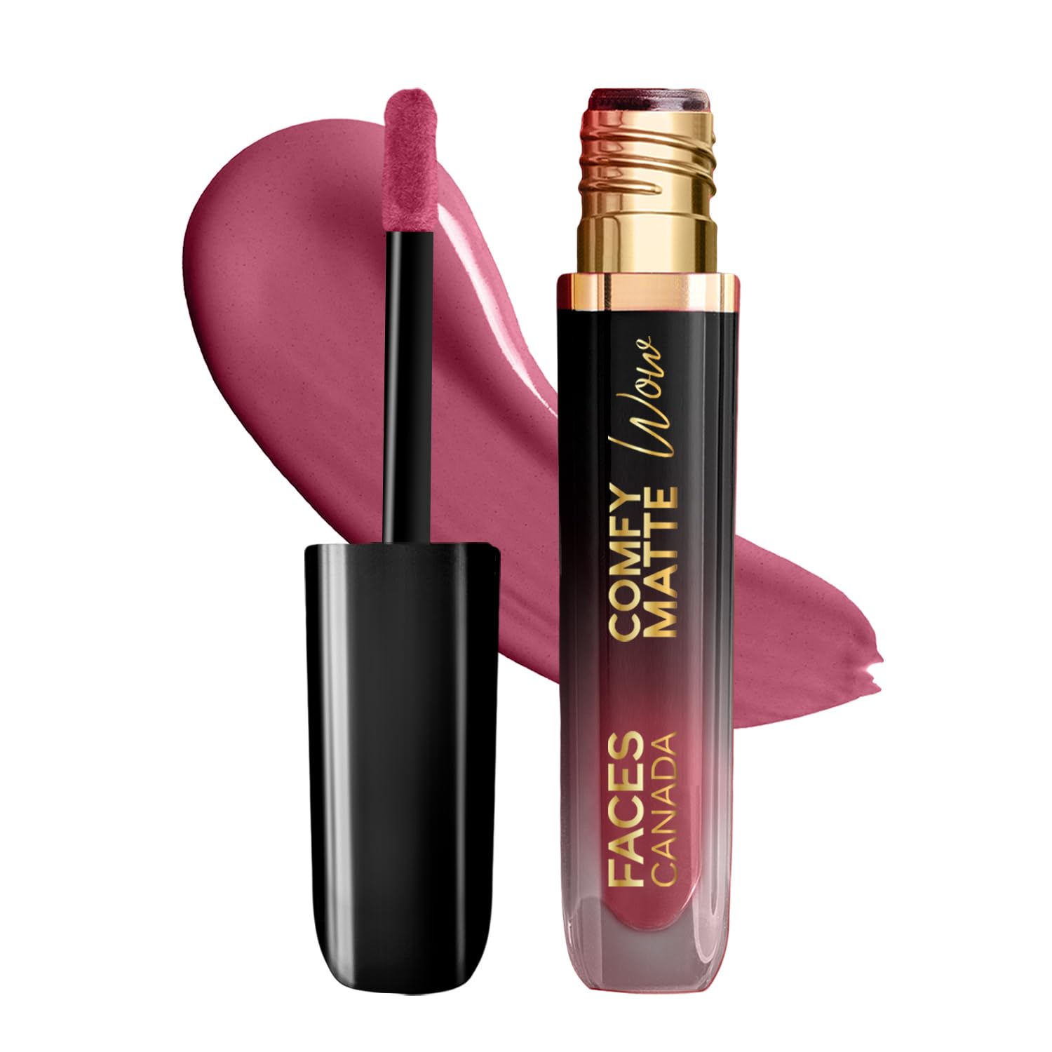 FACESCANADA Comfy Matte Wow Liquid Lipstick - Cocoa Crush 07, 3.8Ml | One Swipe Application | Highly Pigmented | Comfortable Wear | Glides Smoothly | Long Lasting | Transferproof