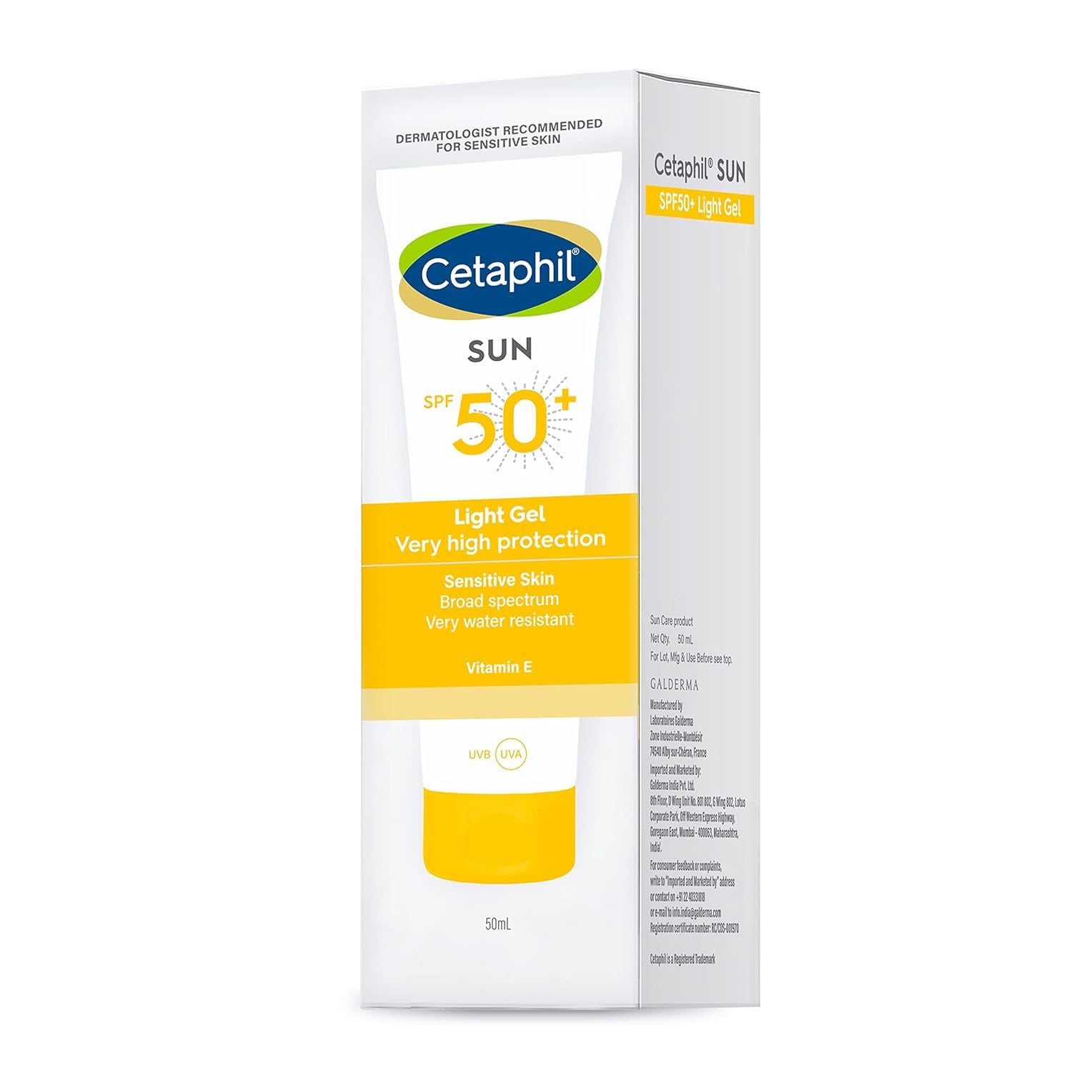 Cetaphil Sun SPF 50 Sunscreen For Combination Skin Type 50 ml - Dhevu