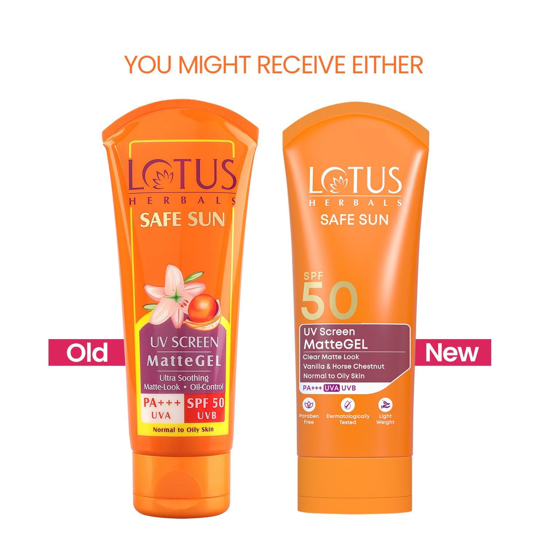 Lotus Herbals Safe Sun UV Screen Matte Gel Sunscreen with SPF 50 and PA+++ | UVA & UVB Protection | Comfrey, Vanilla, Horse Chestnut Extract | No White Cast | Suitable For Oily, Dry & Combination Skin | For Women & Men | 50g