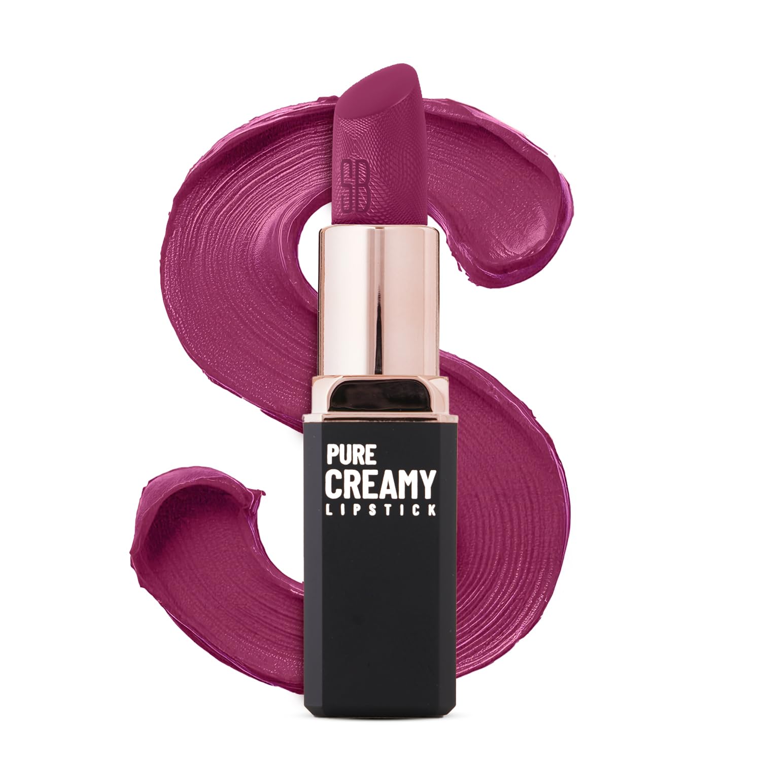 Swiss Beauty Pure Creamy Lipstick | Smooth Glide | Matte Finish | Rich Colour | With Vitamin E & Tea Tree Oil | Hydrating | All-Day Comfort | Shade- 01-Dare to Bare