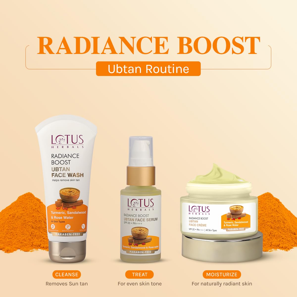 Lotus Herbals Radiance Boost Ubtan Face Serum SPF 20 | 30ml - Dhevu