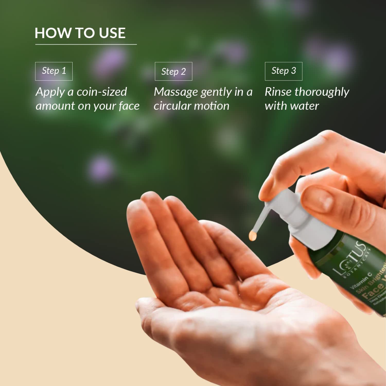 Lotus Botanicals Vitamin C Skin Brightening Face Wash - Dhevu