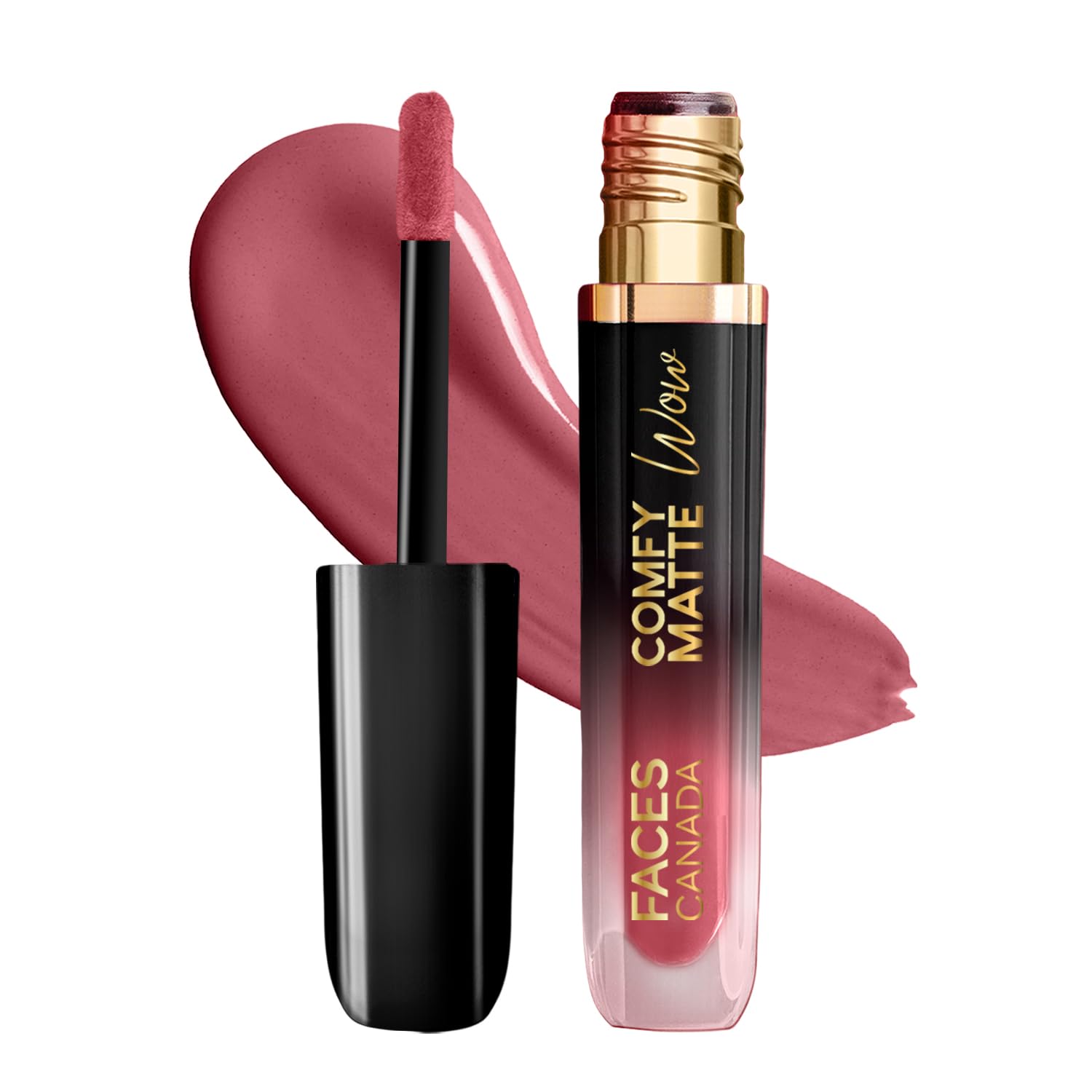 FACESCANADA Comfy Matte Wow Liquid Lipstick - Cocoa Crush 07, 3.8Ml | One Swipe Application | Highly Pigmented | Comfortable Wear | Glides Smoothly | Long Lasting | Transferproof
