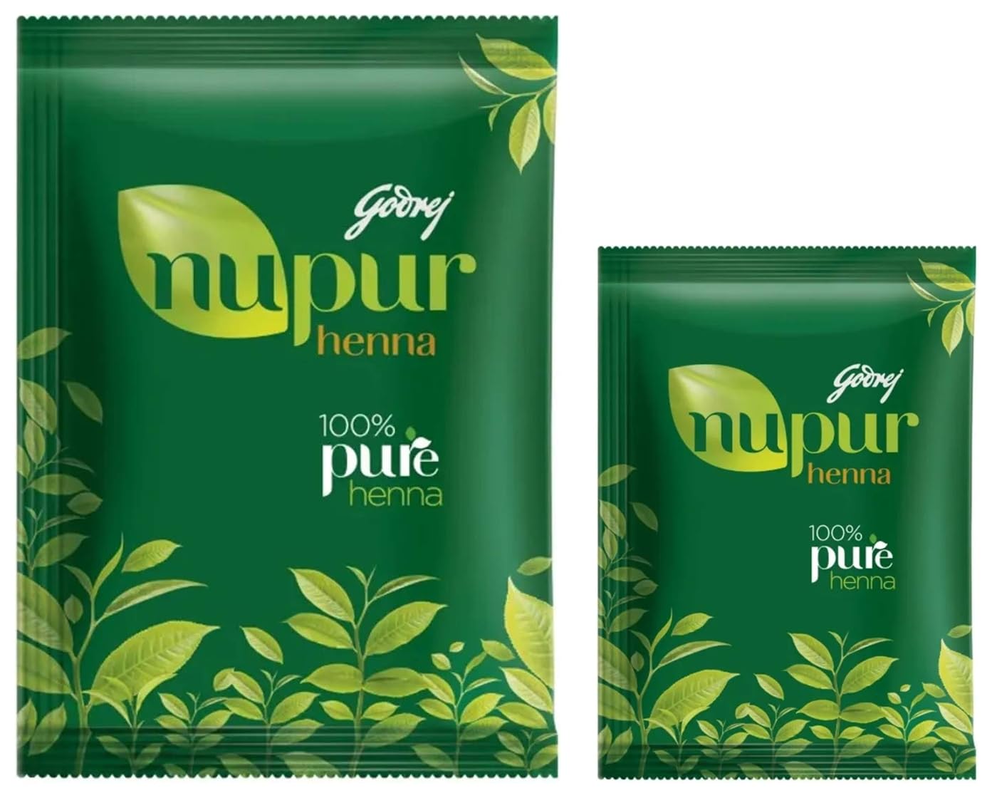 Godrej Nupur 100% Pure Henna Powder for Hair Colour (Mehandi) | for Hair, Hands & Feet (500g)