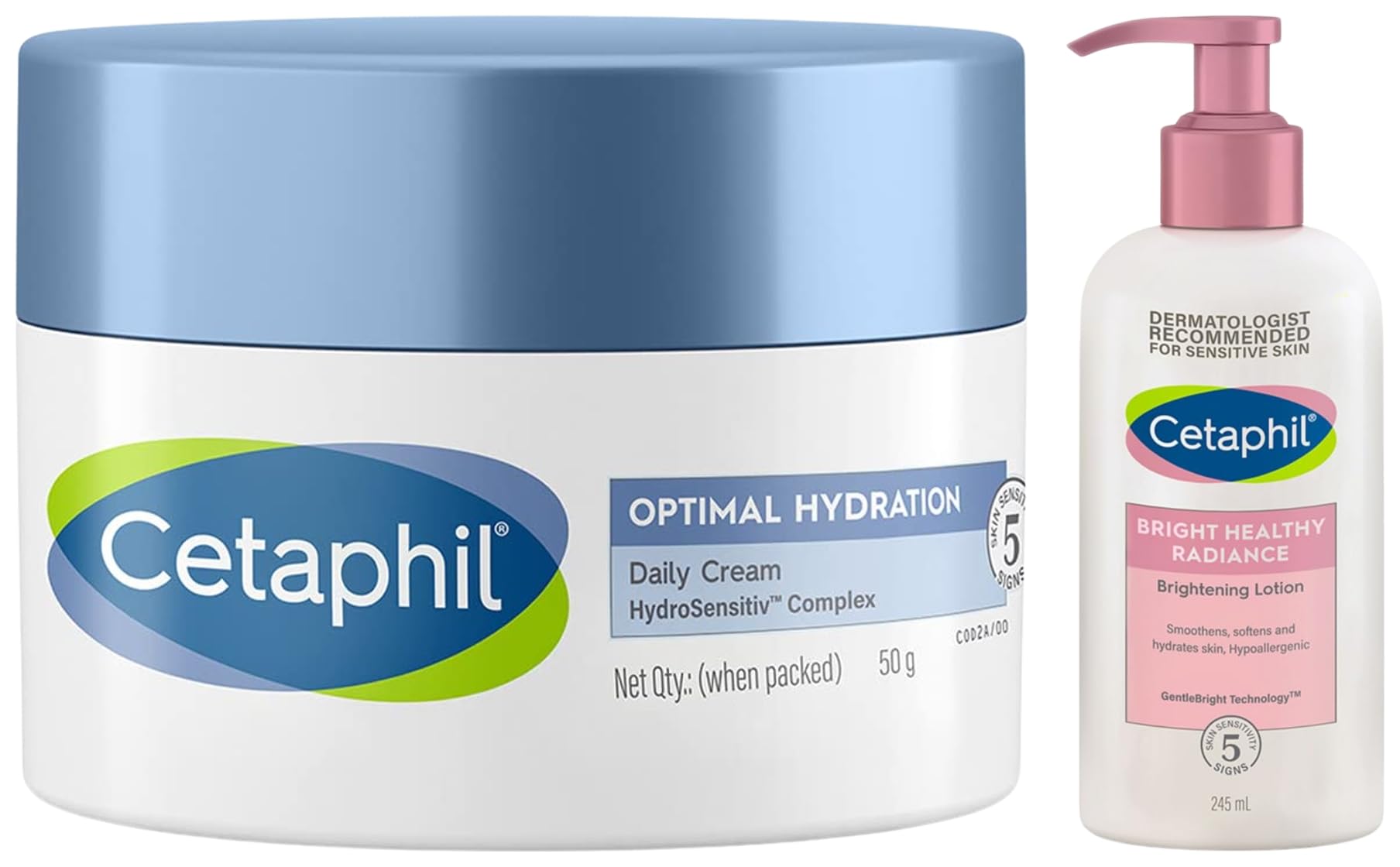 Cetaphil Bright Healthy Radiance Brightness Lotion 245ml, Dermatologist Tested, Niacinamide & Sea Daffodil, Dark Spot Reduction, Even Skin Tone