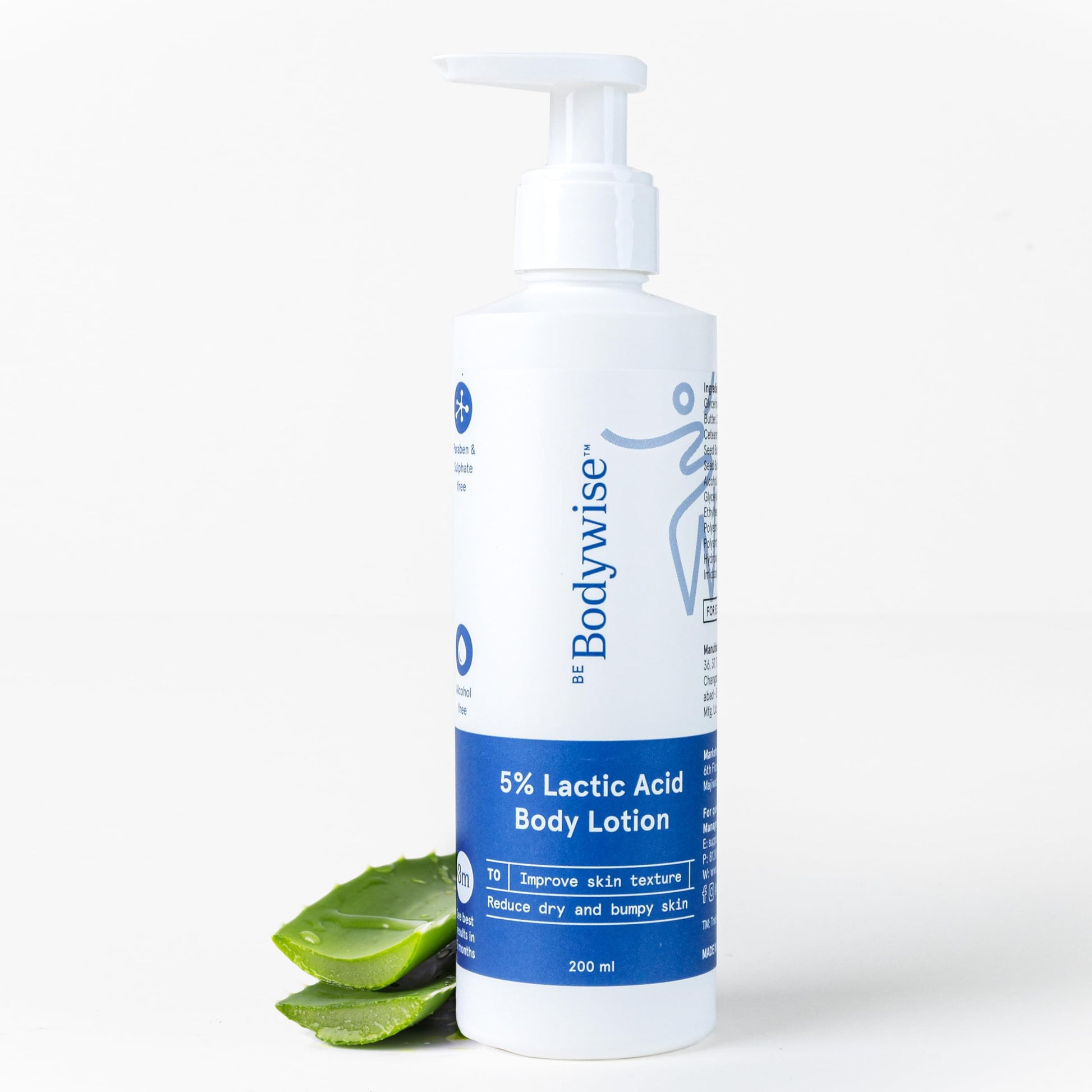 Be Bodywise 10% Urea Body Lotion 200ml | 48 Hour Dry Skin Relief | For Very Dry & Flaky Skin | With Ceramides, Kokum & Mango Seed Butter | Non-Greasy & Lightweight Formula