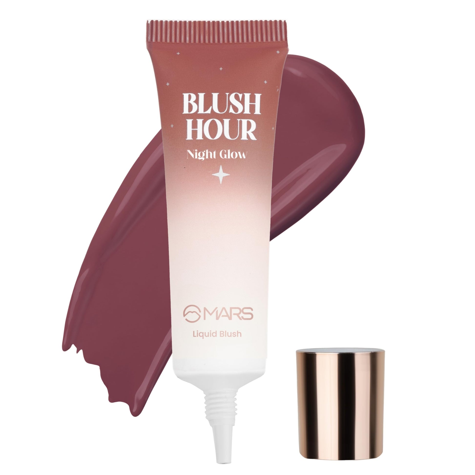 MARS Liquid Blush Hour | Dewy-Matte Finish | Highly Pigmented | Lightweight & Long-Lasting Formula | Effortless Application (12 ml) (05-DUSK)