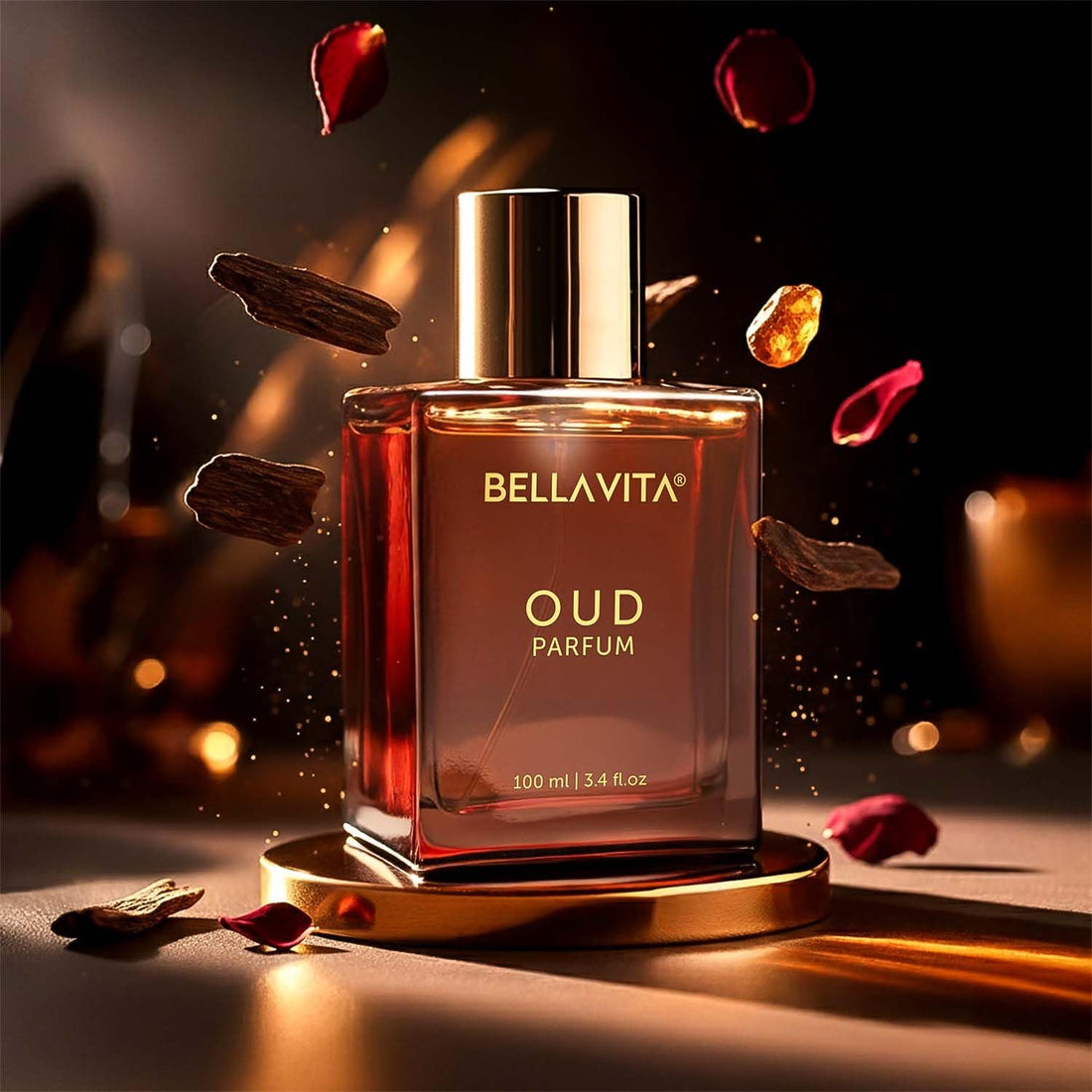 Bella Vita Luxury OUD | Long Lasting Perfume for Man and Woman |EDP 100ml | Carnation, Vanilla and Cedarwood| Sweet, Oud, Woody Premium Unisex Fragrance for Men and Women