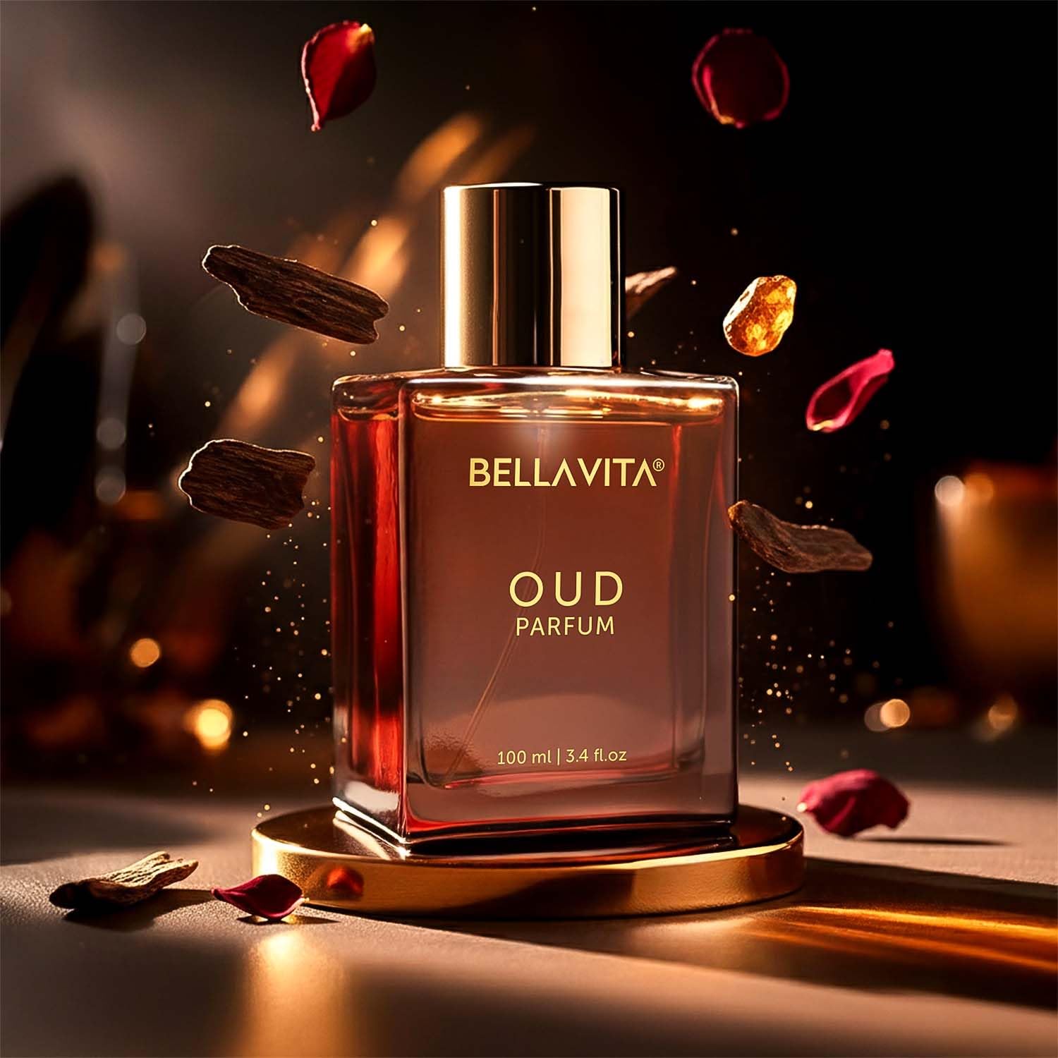 Bella Vita Luxury OUD | Long Lasting Perfume for Man and Woman |EDP 100ml | Carnation, Vanilla and Cedarwood| Sweet, Oud, Woody Premium Unisex Fragrance for Men and Women