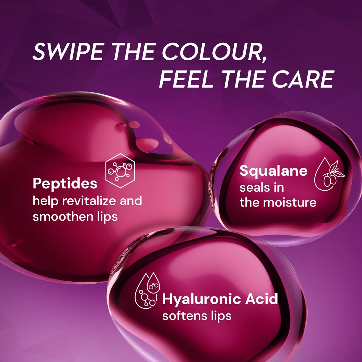 SUGAR Cosmetics Glide Peptide Serum Lipstick with Hyaluronic Acid & Vitamin E | Velvet Matte Finish | Long Lasting & Pigmented | 1 Swipe Full Coverage | 4.2gm - 05 Parisian Pink