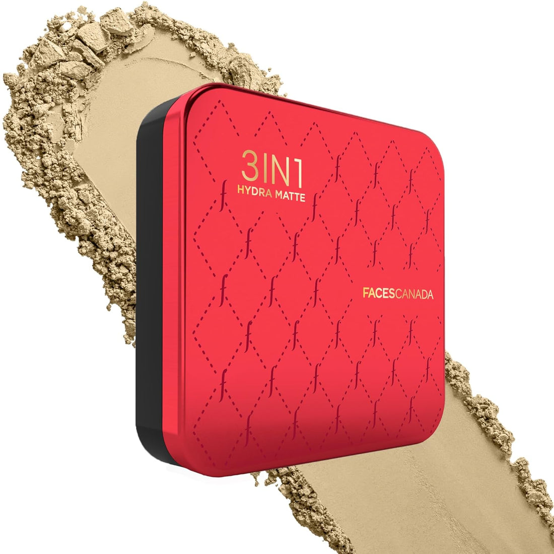 FACES CANADA 3 in 1 All Day Hydra Matte Compact Powder - Ivory 01, 9g | SPF 15 | Mattifying | Controls Oil & Sweat | Hides Dark Spots & Acne Scars | Buildable Coverage | Lightweight | Blends Easily