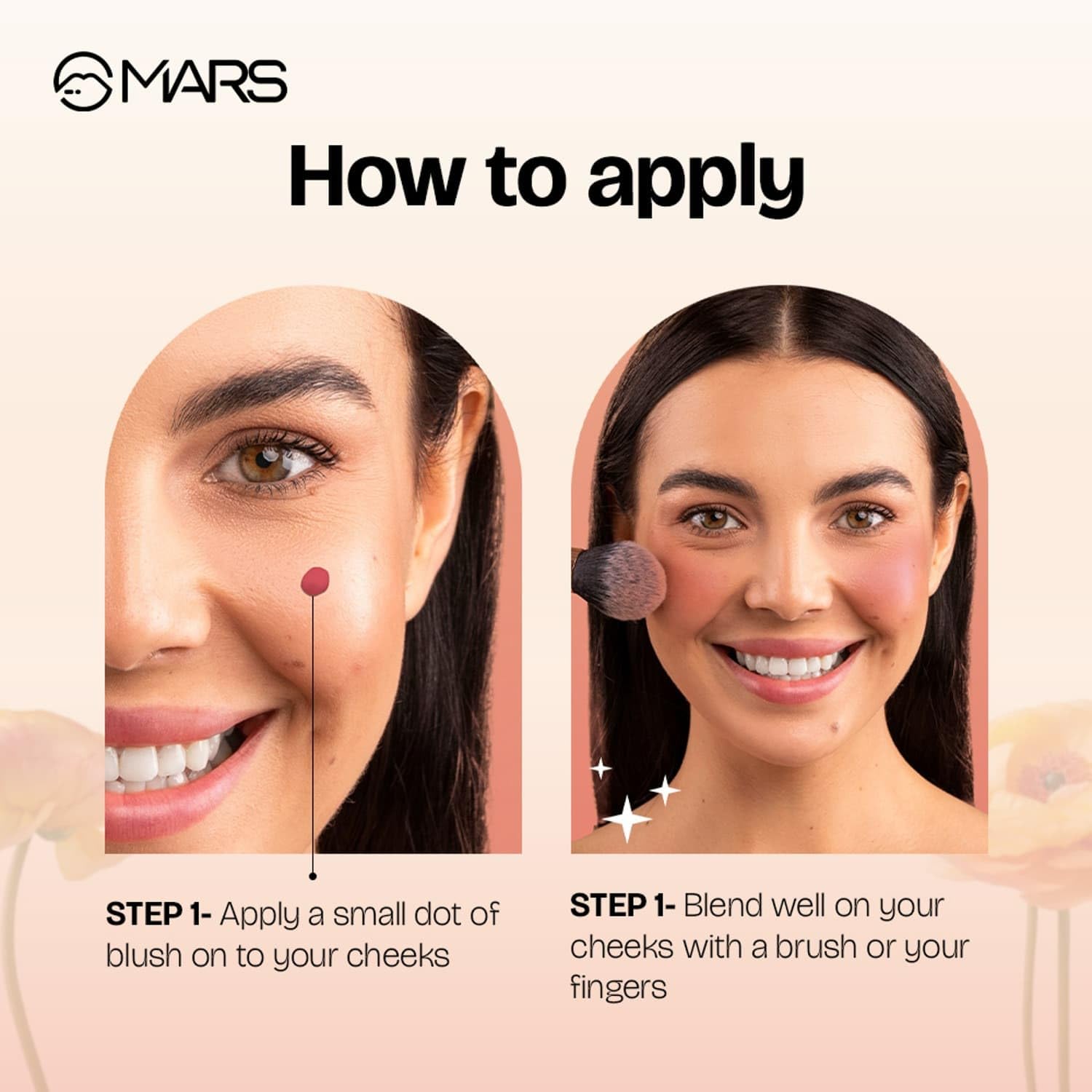 MARS Liquid Blush Hour | Dewy-Matte Finish | Highly Pigmented | Lightweight & Long-Lasting Formula | Effortless Application (12 ml) (05-DUSK)