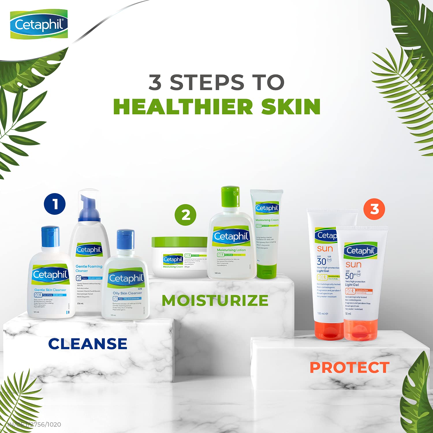 Cetaphil Moisturising Cream for Face & Body, 80g | 48Hr Hydration with Niacinamide, Panthenol & Glycerin | For Dry to Normal Skin | Paraben-Free, Hypoallergenic, Non-Greasy