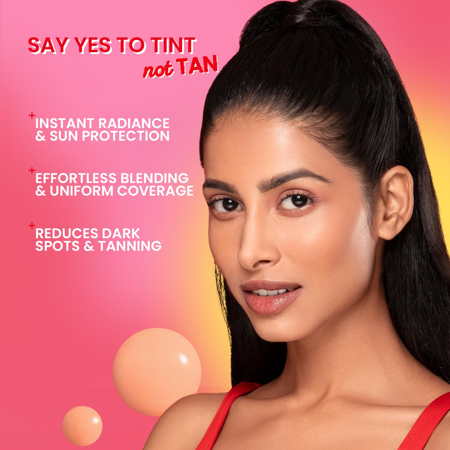 Dot & Key Strawberry Dew Tinted Sunscreen SPF 50+ Pa++++ - 02 Warm Ivory | Protection Against UA/UB | Broad Spectrum, Water & Sweat resistant | For All Skin Types | 50ml