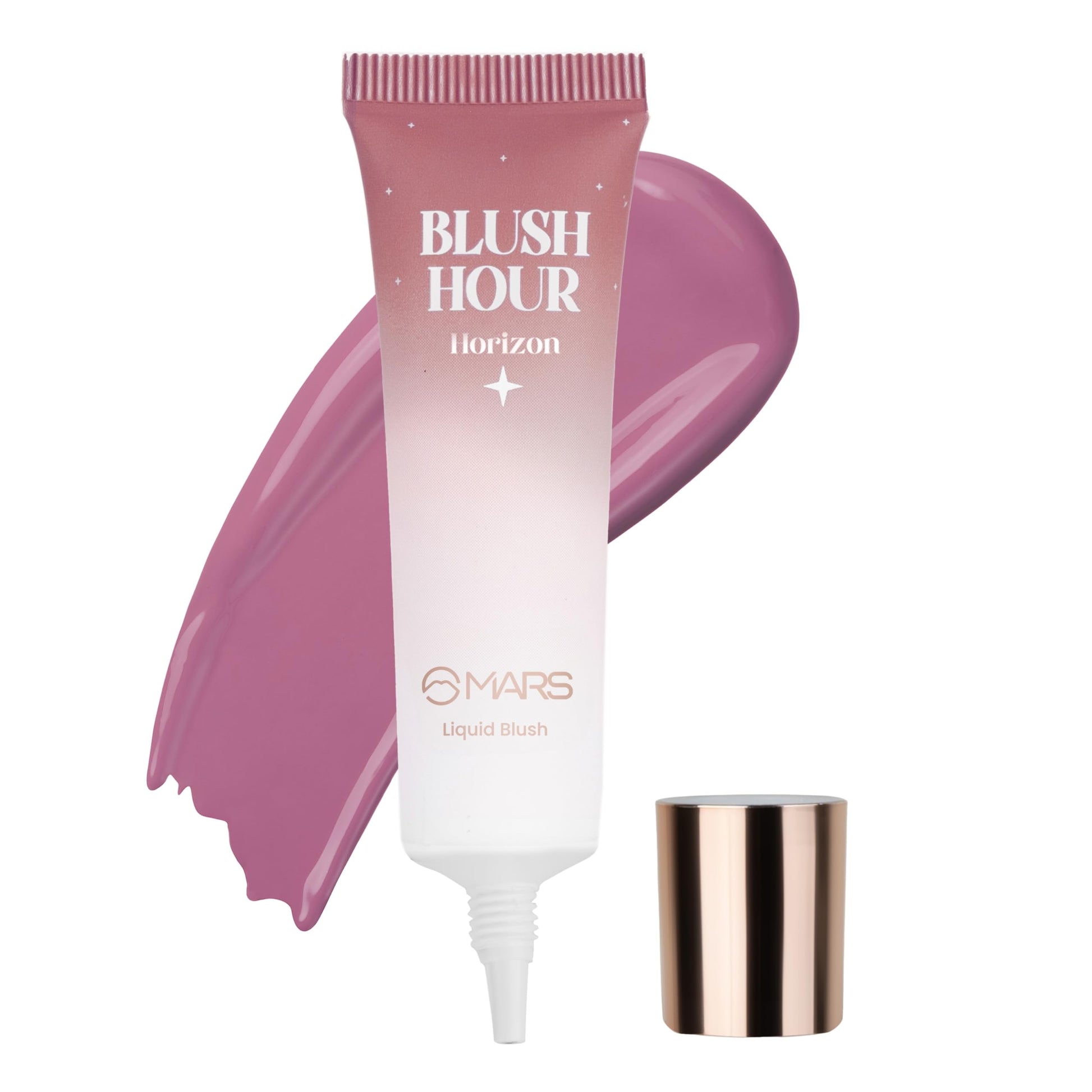 MARS Liquid Blush Hour | Dewy-Matte Finish | Highly Pigmented | Lightweight & Long-Lasting Formula | Effortless Application (12 ml) (05-DUSK)