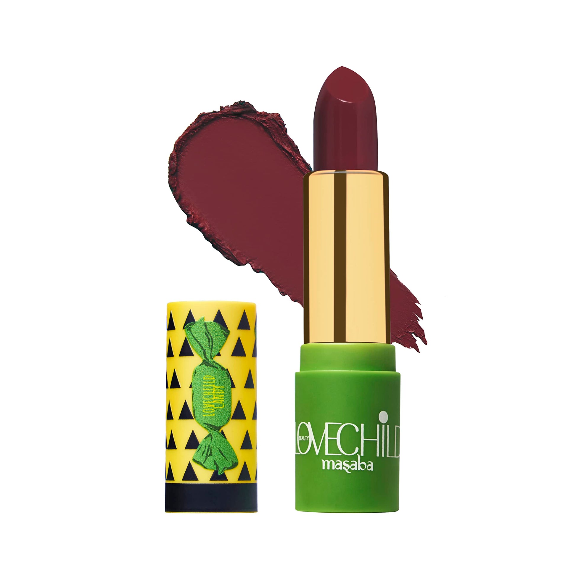 LoveChild Masaba - Barfee - Luxe Matte Lipstick Hydrating & Nourishing, Long lasting, Chocolate Brown Bullet Matte Lipstick, 4ML