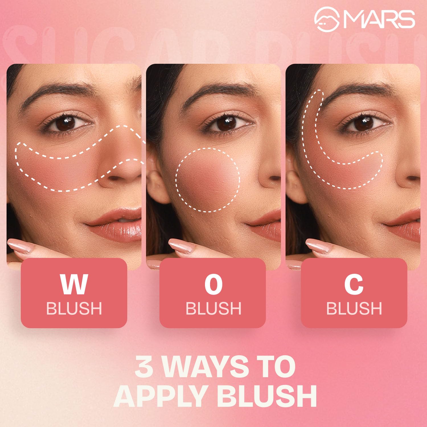 MARS Sugar Rush Liquid Blush (4.5ml) (01-MARSH MALLOW) | High-Pigmentation | Lightweight Formula | Dewy Matte Finish | Long-Lasting | Smooth Radiant Glow | Easy Doe-Foot Applicator