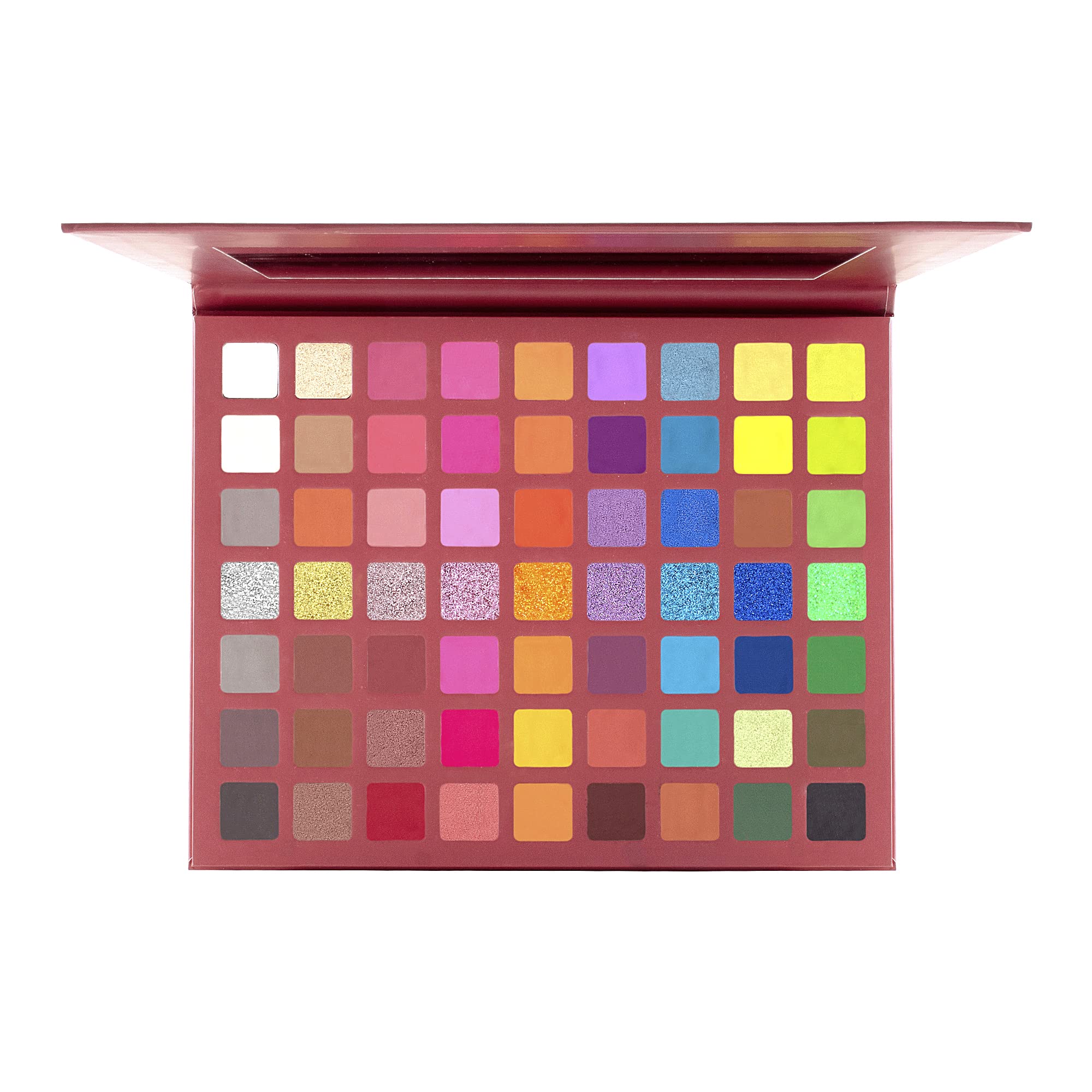 MARS 12 Shades Back to Basics Eyeshadow Palette with Free Applicator | Matte | Shimmer | Beginner Friendly & Long Lasting Eye Shadow Palette (14.4 gm) (Shade-02)