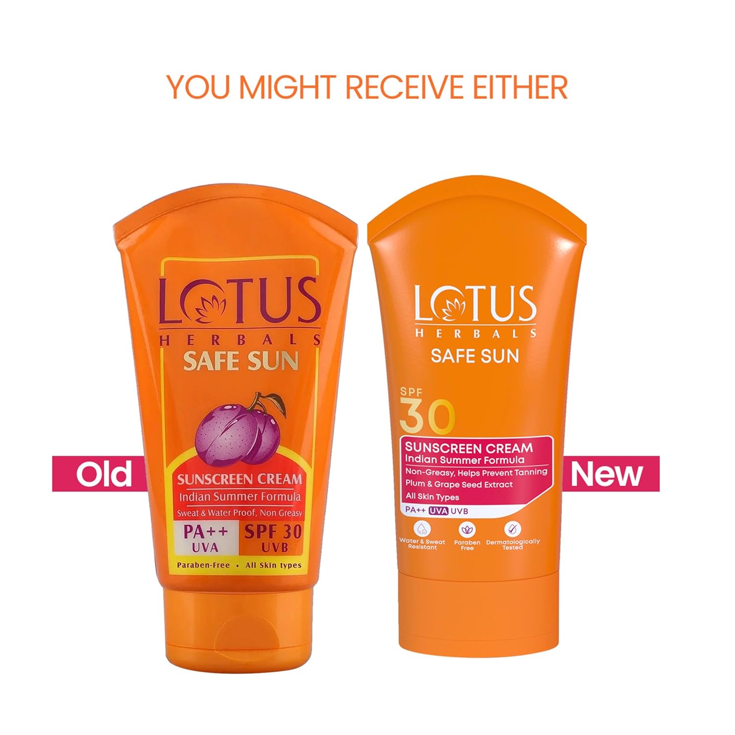 Lotus Herbals Safe Sun Sunscreen Cream , Black Plum Extract| Suitable For Indian Summer Formula | SPF 30 and PA++ | Non-Greasy | For Oily, Combination, Acne Prone & Normal Skin| Lightweight, Sweat & Water Resistant | For Women & Men | 50g.