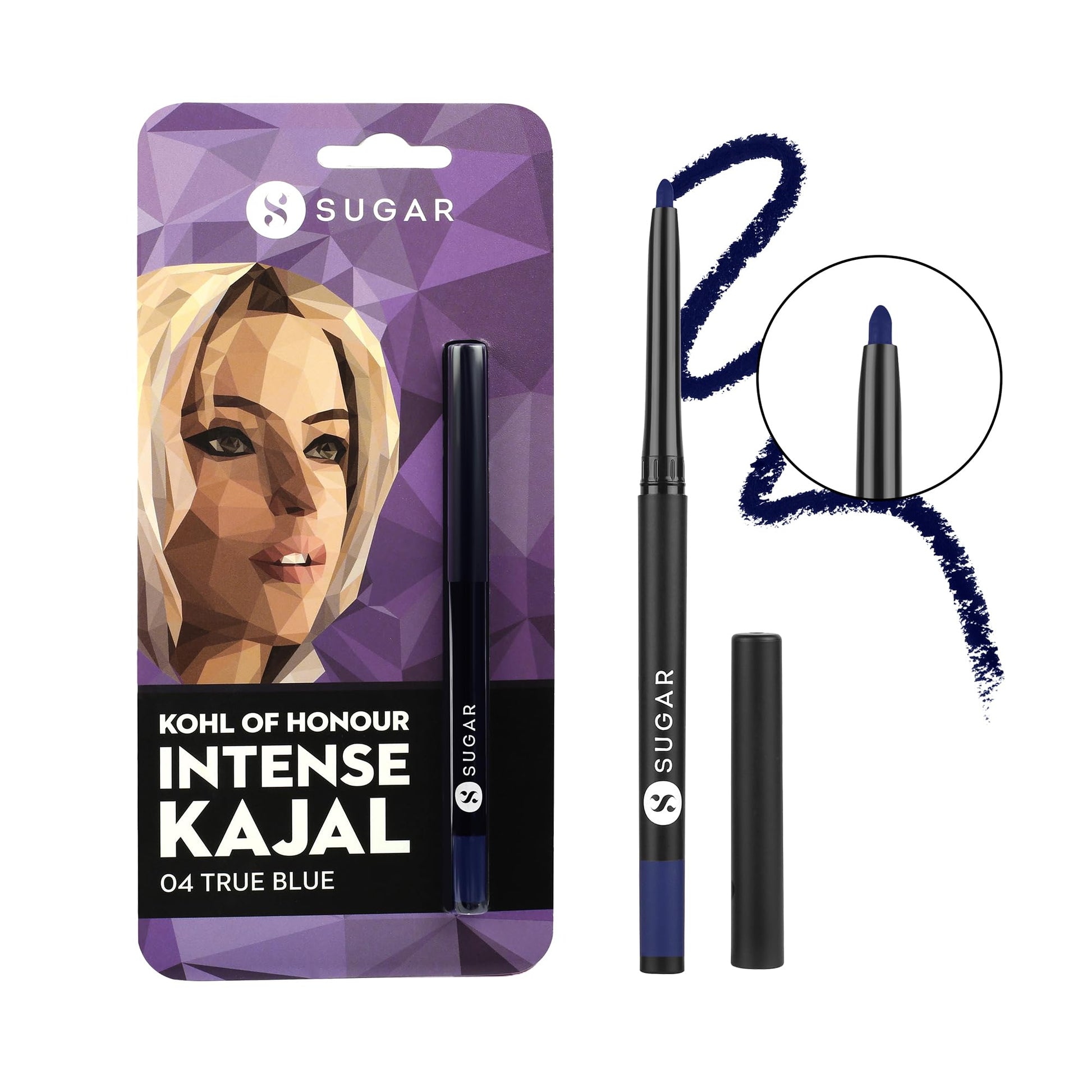 SUGAR Cosmetics Kohl Of Honour Intense Matte Kajal | Waterproof & Smudgeproof | Lasts upto 10hrs | 0.25gm - 01 Black Out