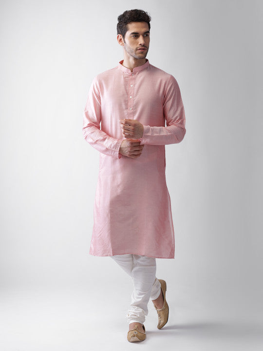 Men Regular Fit Printed Kurta Jacket Churidar Set