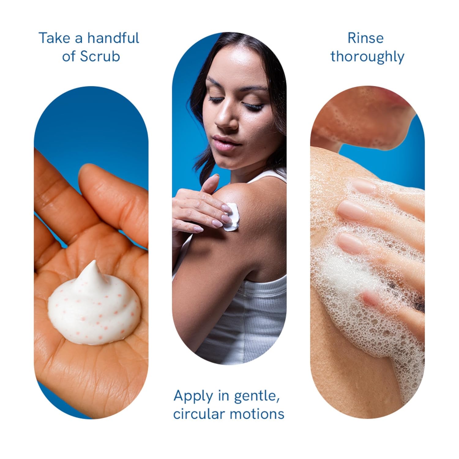 Be Bodywise 10% Lactic AHA Exfoliating Body Scrub 200g | Tan Removal & Soft-Smooth Skin | De-Tan Bathing Scrub with Centella Water & Aloe Vera, Removes Dirt & Dead Skin from Neck, Knees, Elbows & Arms | All Skin Types