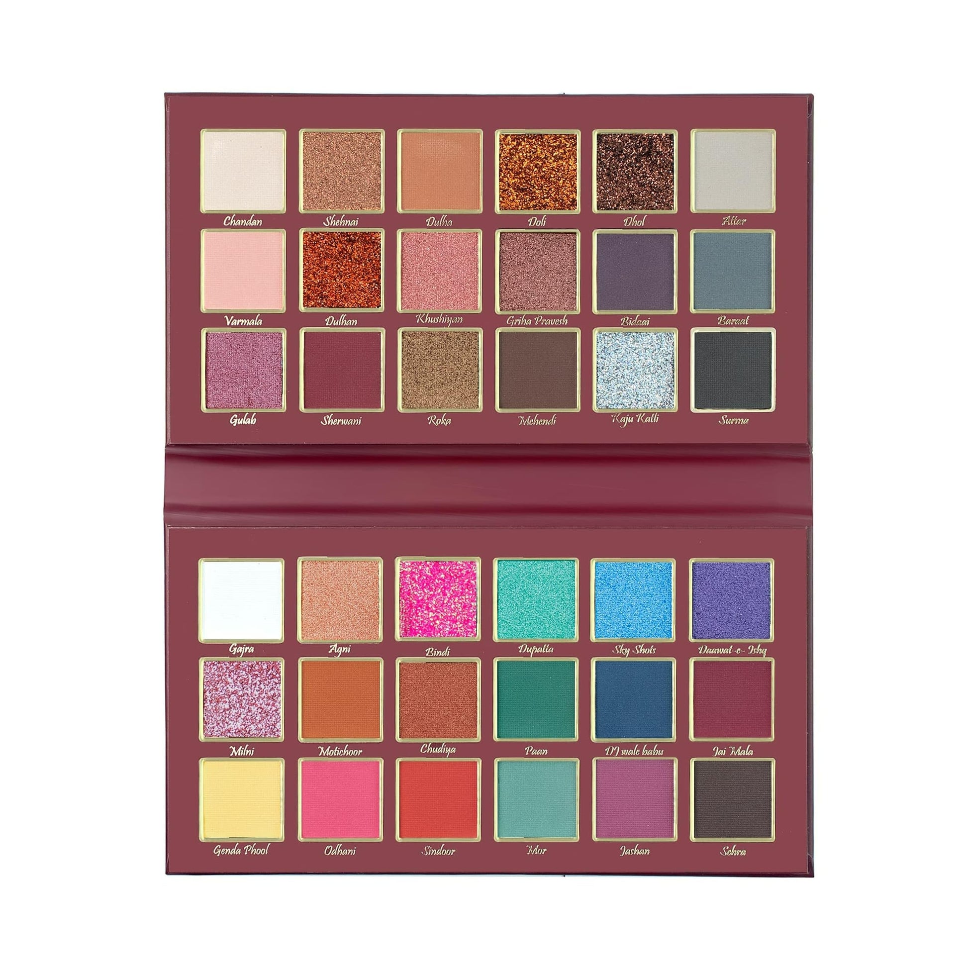 MARS 12 Shades Back to Basics Eyeshadow Palette with Free Applicator | Matte | Shimmer | Beginner Friendly & Long Lasting Eye Shadow Palette (14.4 gm) (Shade-02)