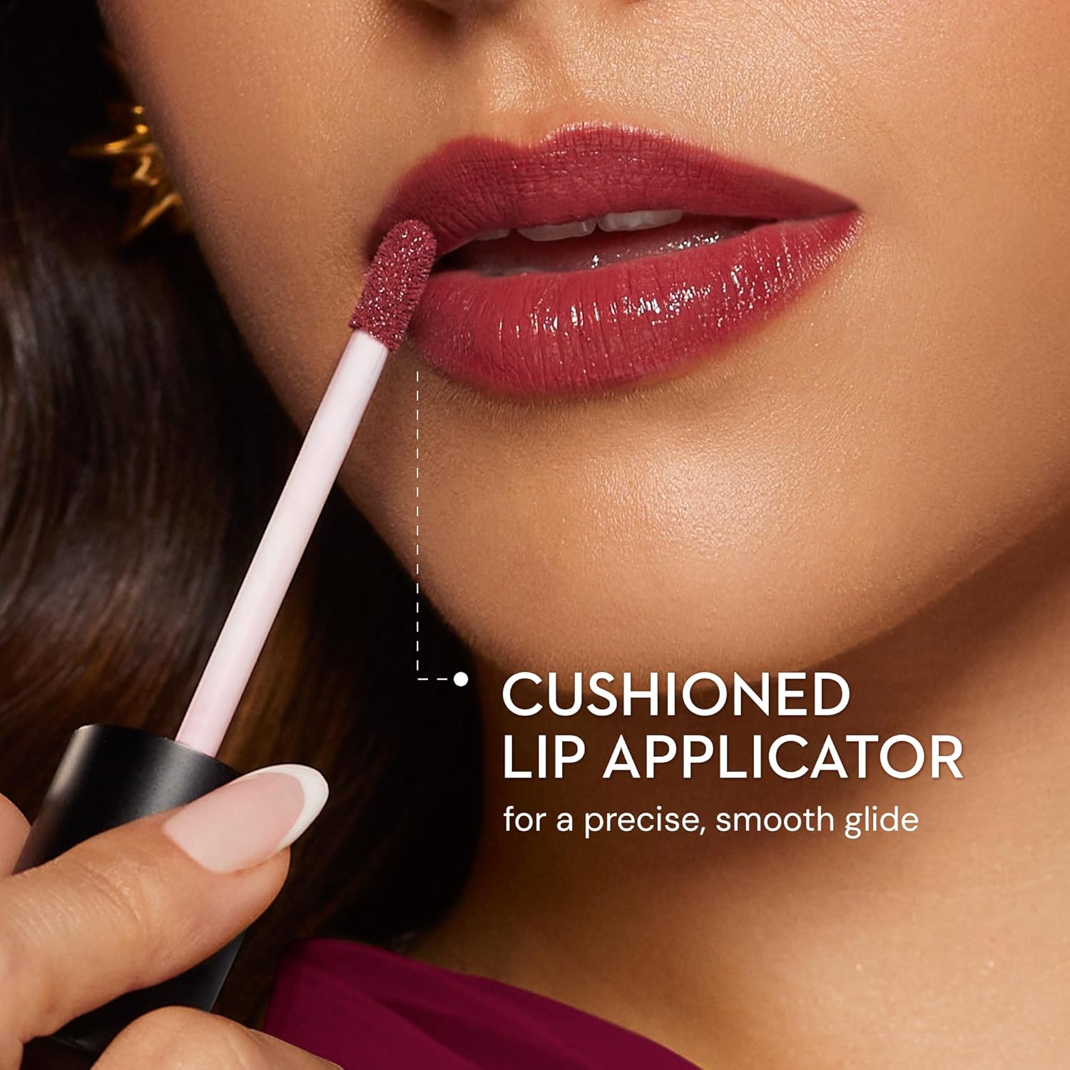 SUGAR Cosmetics Partner In Shine Transferproof Glossy Lipstick | Lasts upto 24hrs | Transferproof & Smudgeproof - 3ml - 01 Cinnamon Champagne