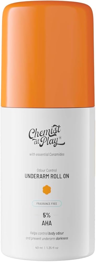 Chemist at Play UnderArm Roll-On 40Ml Fragrance Free (pack of 2)