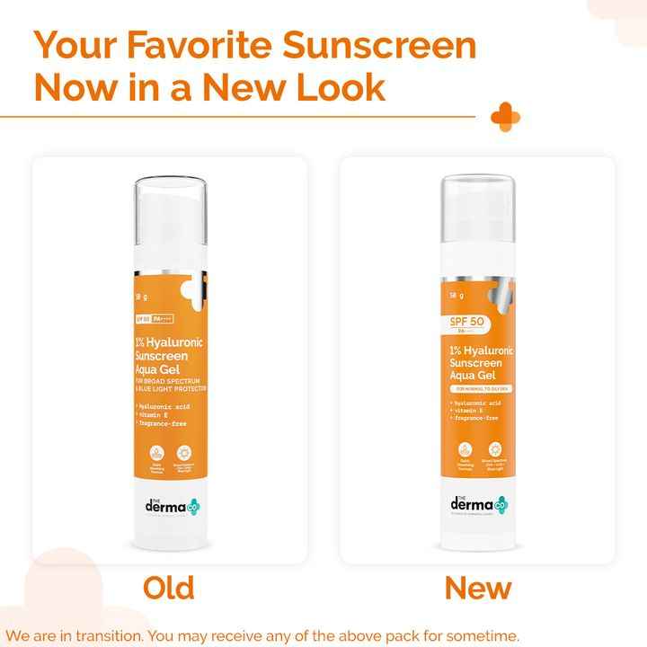 1% Hyaluronic Sunscreen Aqua Gel with SPF 50 & PA++++ - 50g