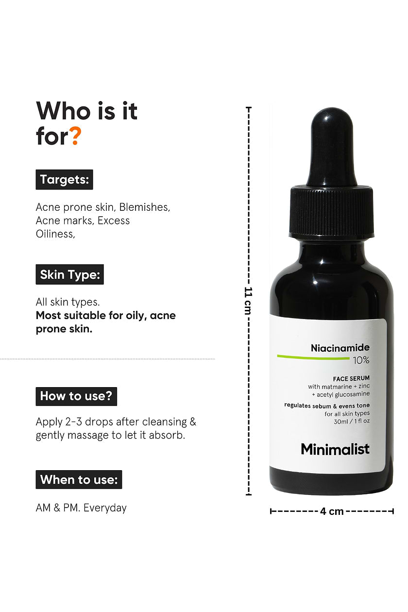 Minimalist Niacinamide 10% Face Serum
