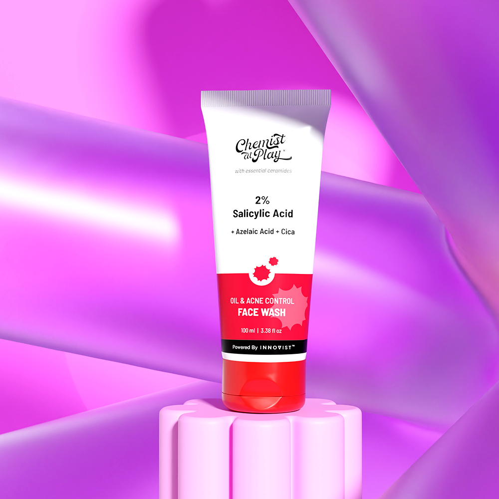 Chemist At Play Salicylic Acid Face Wash for Acne & Oil Control- 100ml - Dhevu