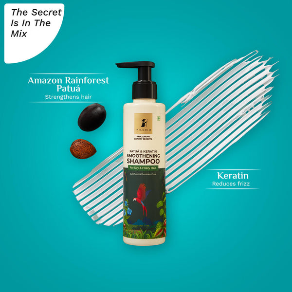 Pilgrim Patuá & Keratin Smoothening Shampoo 200Ml