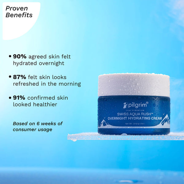 Pilgrim Swiss Aqua Rush™ Overnight Hydrating Cream 50gm