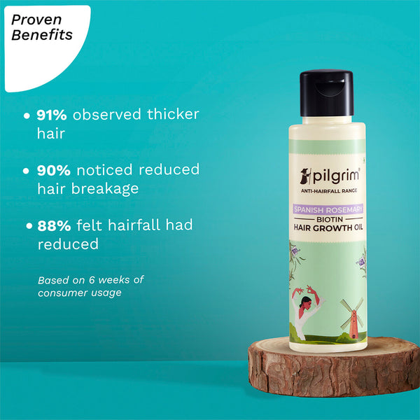 Pilgrim Spanish Rosemary & Biotin Hair Growth Oil 100Ml