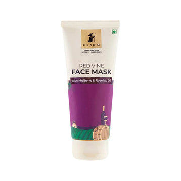 Pilgrim Red Vine Face Mask with Mulberry & Rosehip Oil 100gm