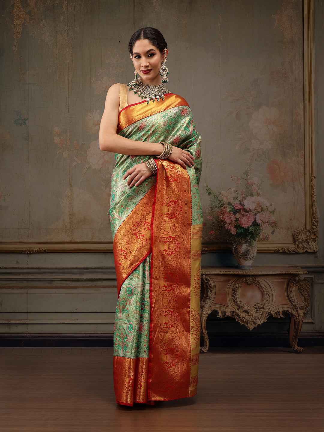 Heavy Pure Silk Woven Banarasi Saree