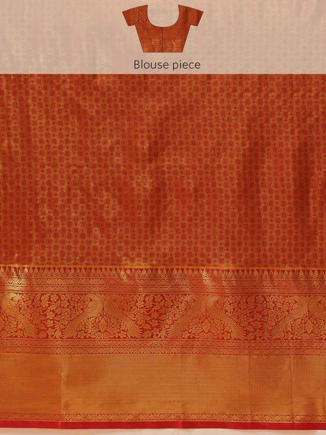 Pure Silk Royal Kanchipuram Pattu Multicolor Regal Weave Saree
