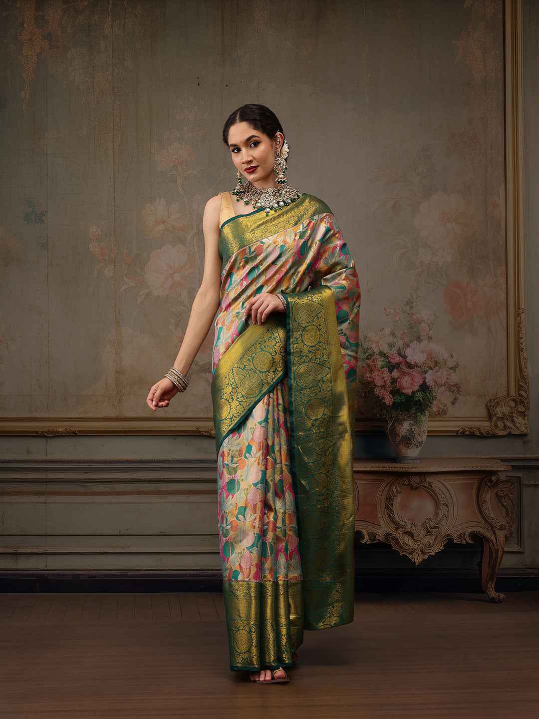 Heavy Pure Silk Woven Banarasi Saree