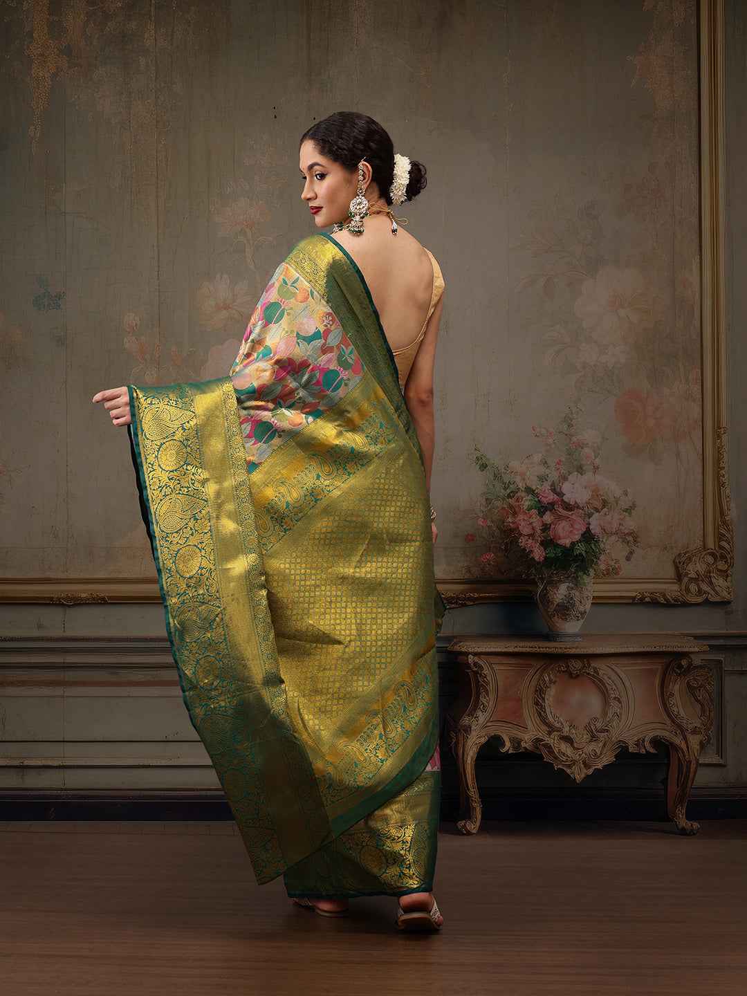 Heavy Pure Silk Woven Banarasi Saree