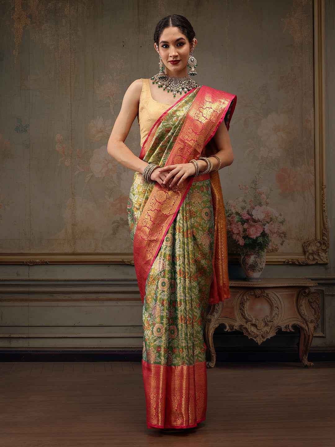 Heavy Pure Silk Woven Banarasi Saree