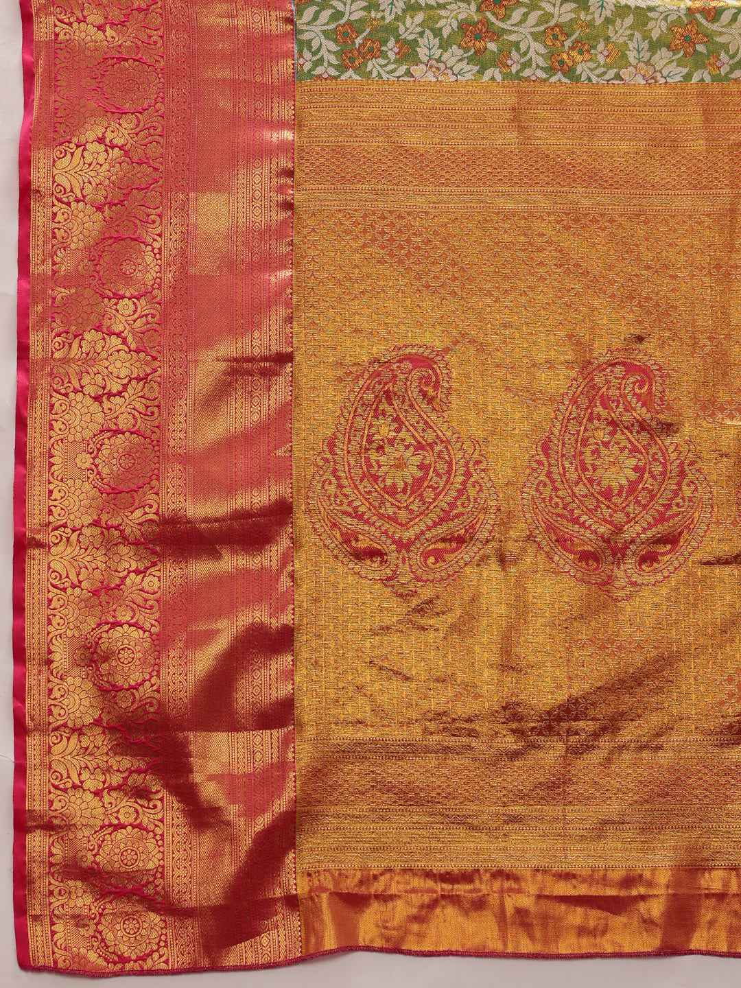Heavy Pure Silk Woven Banarasi Saree