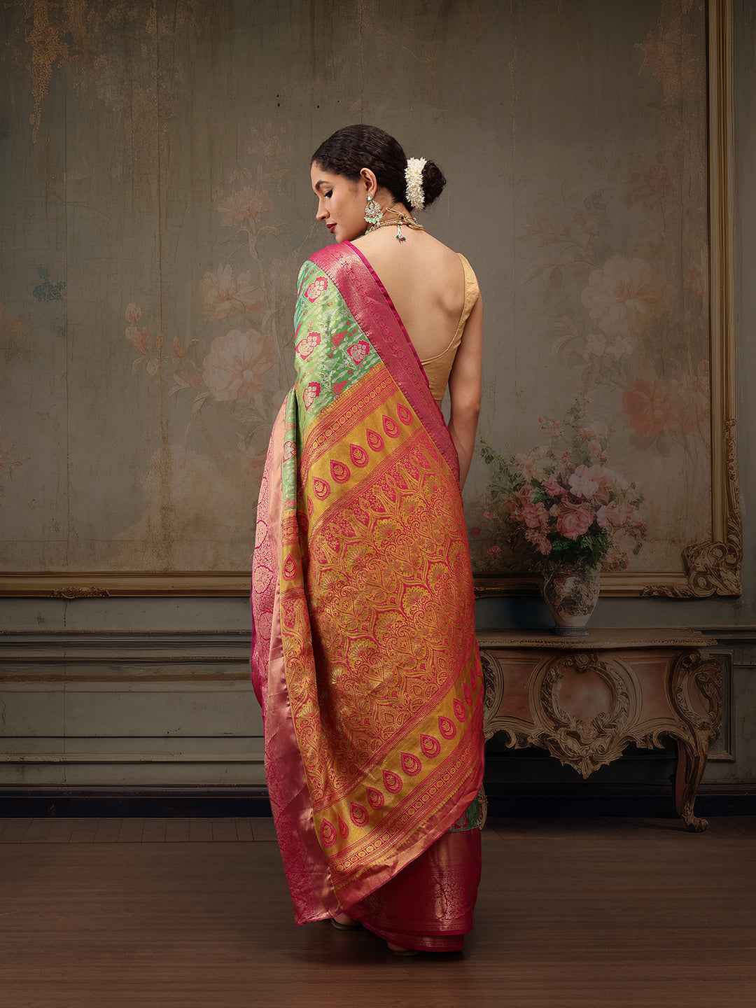 Heavy Pure Silk Woven Banarasi Saree