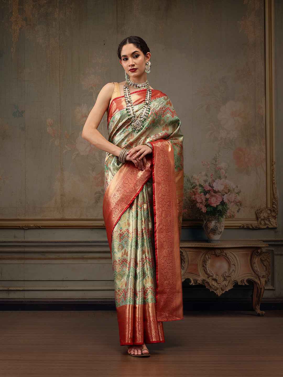 Heavy Pure Silk Woven Banarasi Saree