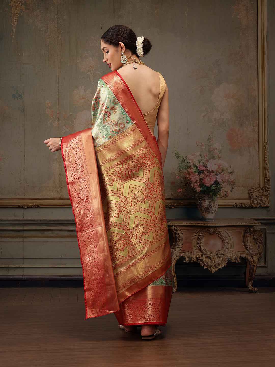 Heavy Pure Silk Woven Banarasi Saree